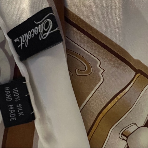 Limited Edition Silk Scarf “chocolate” - Picture 2 of 10